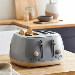 Top 10 😀 Churchgate Churchgate Chilcote Country Grey 4 Slice Toaster 😉