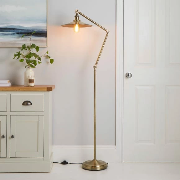 Budget π Churchgate Churchgate Langton Antique Brass Floor Lamp π 1 Budget π Churchgate Churchgate Langton Antique Brass Floor Lamp π