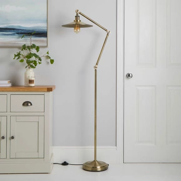 Budget π Churchgate Churchgate Langton Antique Brass Floor Lamp π 2 Budget π Churchgate Churchgate Langton Antique Brass Floor Lamp π - Image 2