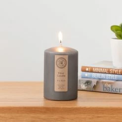 Discount 🥰 Churchgate Churchgate Charcoal Pillar Candle 🎉