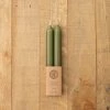 Buy 🛒 Churchgate Churchgate Pack of 2 Olive Taper Candles 🌟