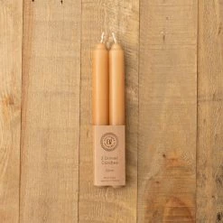 Flash Sale ✨ Churchgate Churchgate Pack of 2 Old Gold Taper Candles 🛒