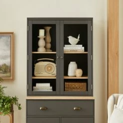 Coupon 🎁 Churchgate Churchgate Graphite Glass Door Top Unit 🥰