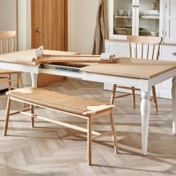 Cheap 👏 Churchgate Churchgate Ivory Rectangular Extending Dining Table ⭐ -Churchgate Sales 2024 30748635 alt02