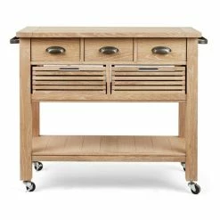 Hot Sale 😀 Churchgate Churchgate Oak Storage Trolley ✨ -Churchgate Sales 2024 30748641 alt04