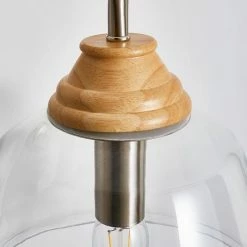 Top 10 👍 Churchgate Churchgate Croxton Wood Glass Wall Light 🧨 -Churchgate Sales 2024 30755689 alt02