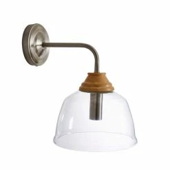 Top 10 👍 Churchgate Churchgate Croxton Wood Glass Wall Light 🧨 -Churchgate Sales 2024 30755689 alt05