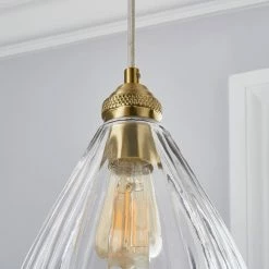 Cheapest 💯 Churchgate Churchgate Allexton Glass Ceiling Fitting ⭐ -Churchgate Sales 2024 30755693 alt02