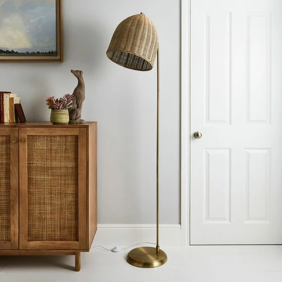 Discount ๐ Churchgate Churchgate Cotes Rattan Floor Lamp โ๏ธ 2 Discount ๐ Churchgate Churchgate Cotes Rattan Floor Lamp โ๏ธ - Image 2