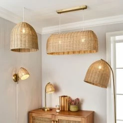 Hot Sale ✔️ Churchgate Churchgate Cotes Rattan Easy Fit Pendant 🛒 -Churchgate Sales 2024 30755705 alt06