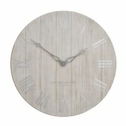 Best Pirce ✨ Churchgate Distressed Wooden 60cm Clock Cream ⌛ -Churchgate Sales 2024 30769195 alt02